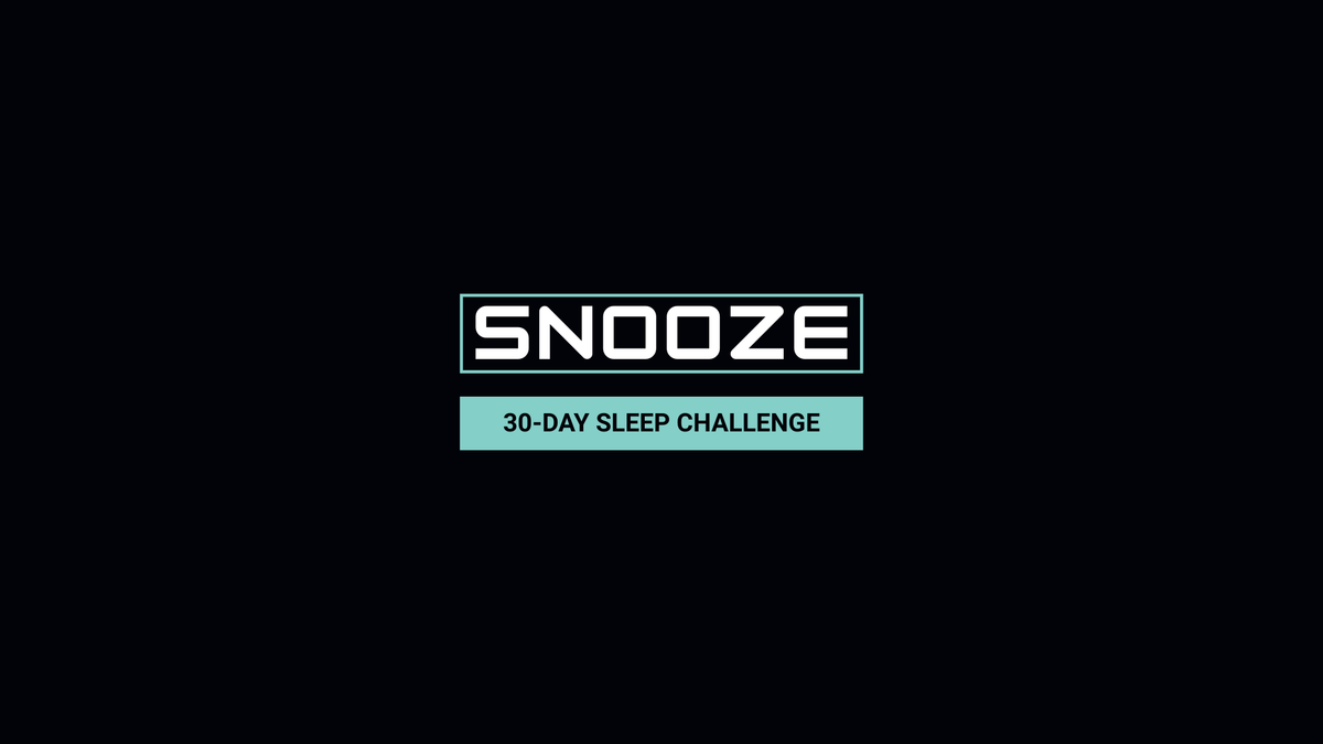 SNOOZE 30-Day Sleep Challenge