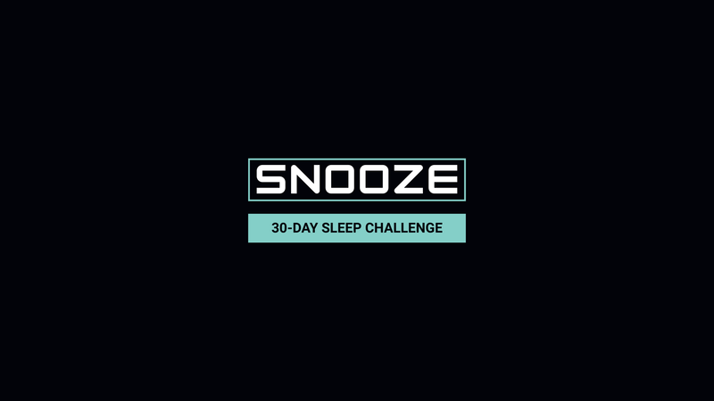 SNOOZE 30-Day Sleep Challenge